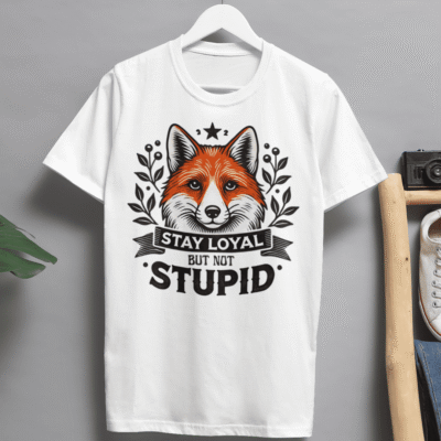 Stay loyal not stupid classic Tshirt for WOMEN