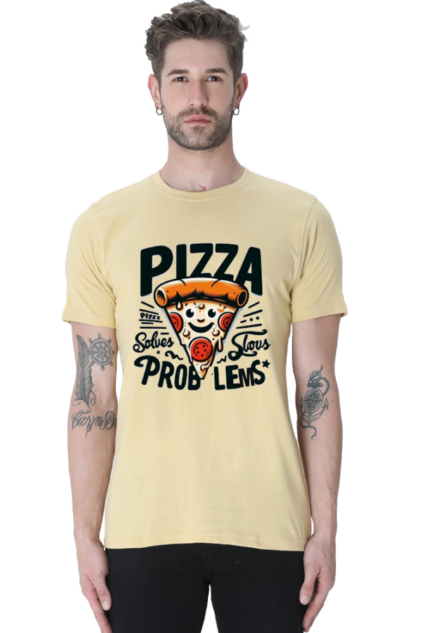 Pizza solves problems Tshirt for MEN - Image 5