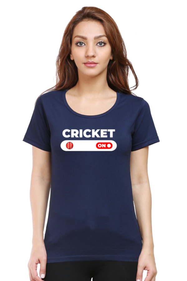 Cricket Mode On Tshirt for WOMAN - Image 5