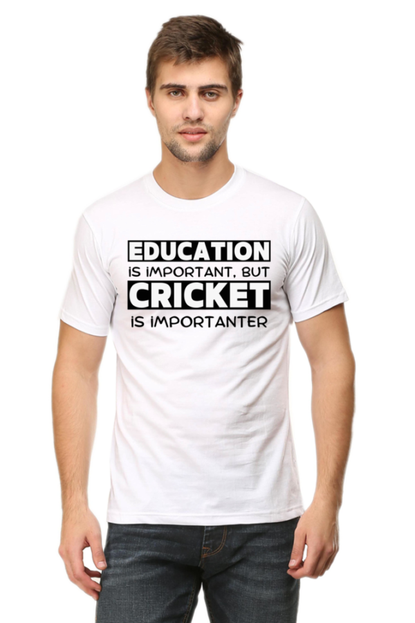 Cricket is importanter Tshirt for MEN - Image 5