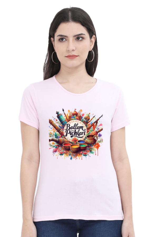 Ballam pichkari Tshirt for WOMAN - Image 4