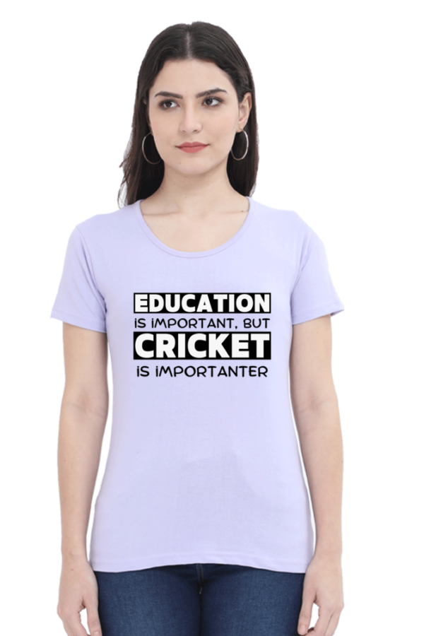 Cricket is importanter Tshirt for WOMAN - Image 5