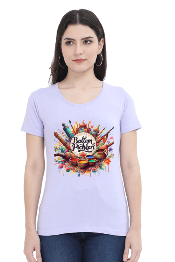 Ballam pichkari Tshirt for WOMAN - Image 5