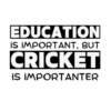 Cricket is importanter Tshirt for MEN