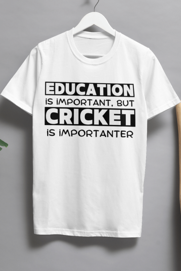 Cricket is importanter Tshirt for MEN - Image 2