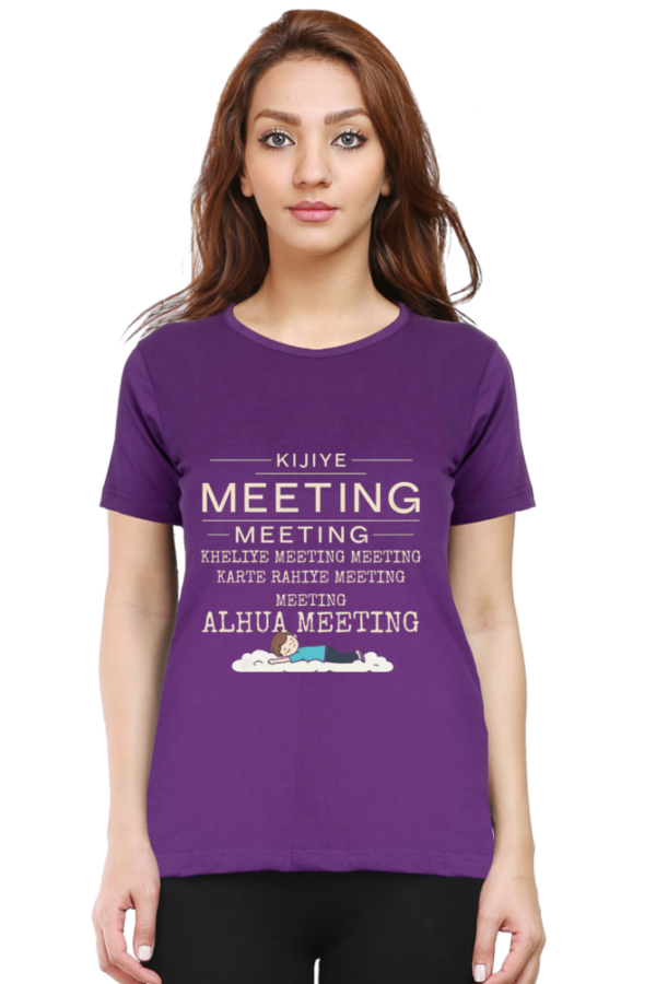 Kijiye meeting meeting Tshirt for WOMAN - Image 6