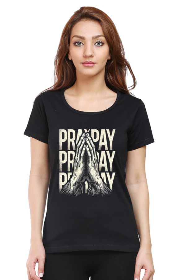 RRAY PRAY PRAY Tshirt for WOMEN - Image 2