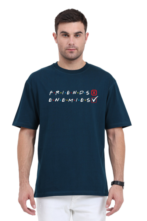 Enemies funny UNISEX Oversize Tshirt - Image 5