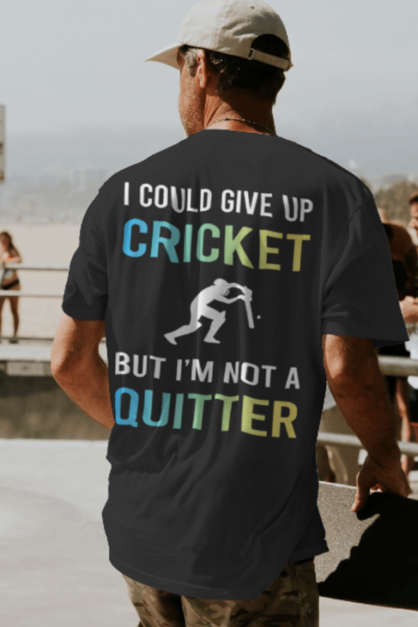 I could give up Cricket but Oversize Tshirt - Image 2