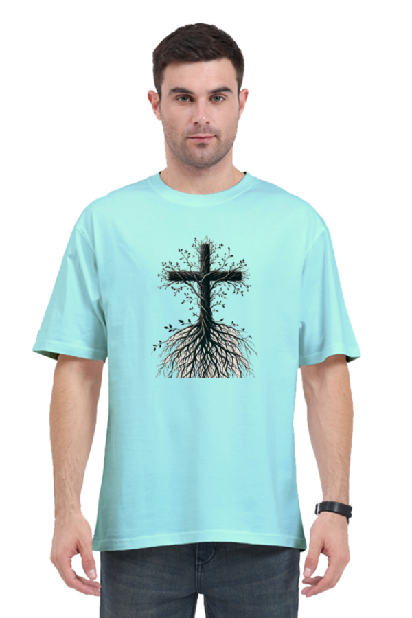 Rooted in christ Tshirt For MEN