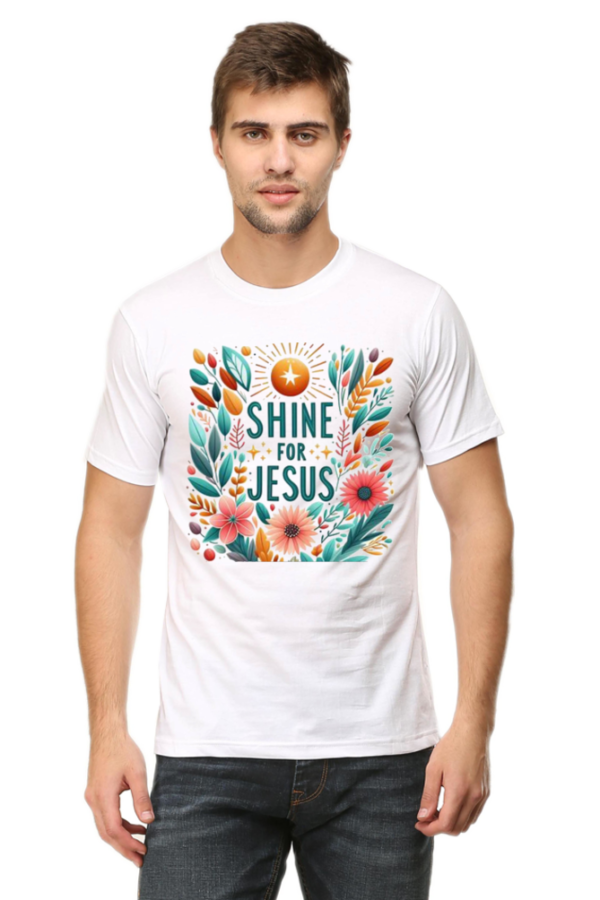 Shine for Jesus Tshirt for MEN - Image 4