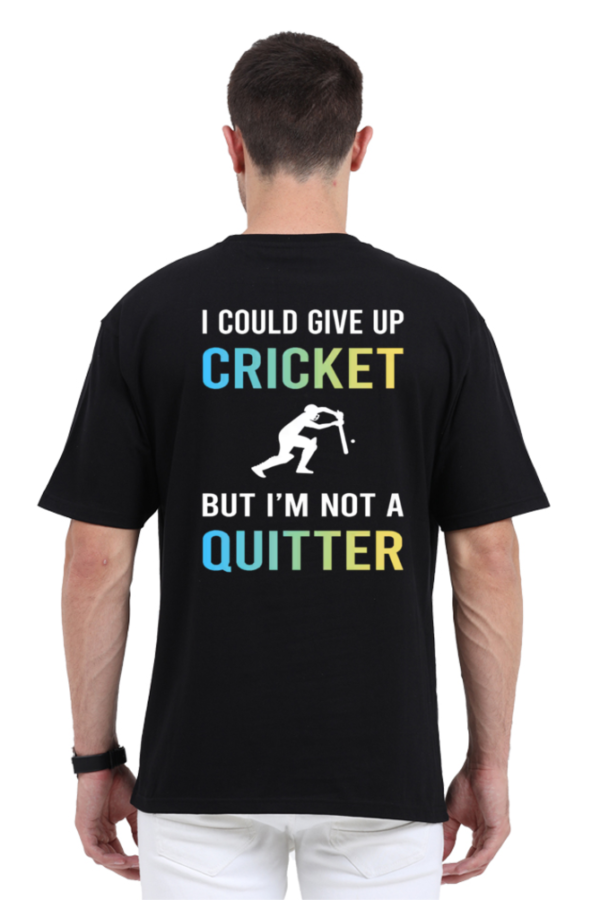 I could give up Cricket but Oversize Tshirt - Image 4