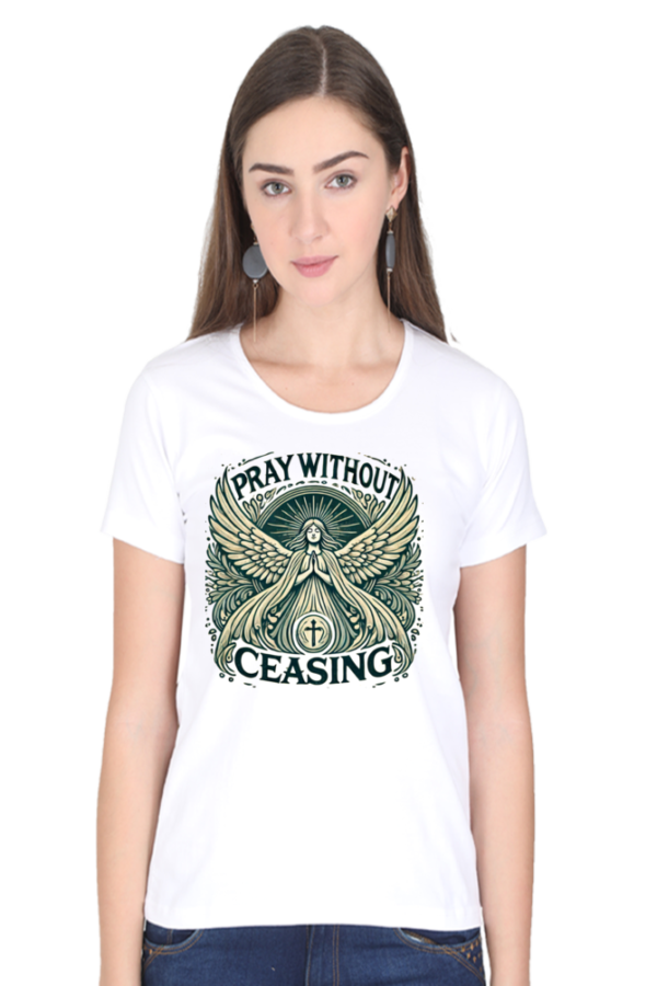 Pray withaout Ceasing Tshirt for WOMAN - Image 3