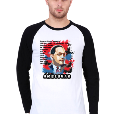 Great Dr Ambedkar Unisex Reglan Tshirt
