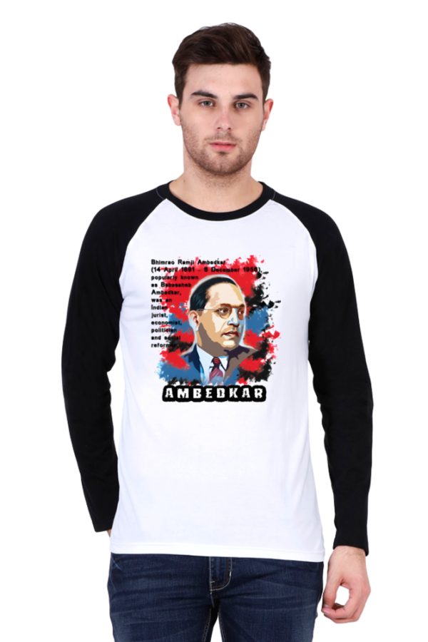 Great Dr Ambedkar Unisex Reglan Tshirt