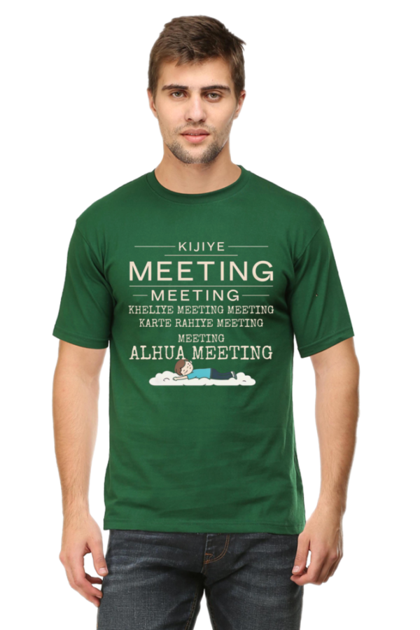 Kijiye meeting meeting Tshirt for MEN - Image 5