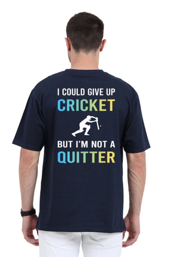 I could give up Cricket but Oversize Tshirt - Image 3