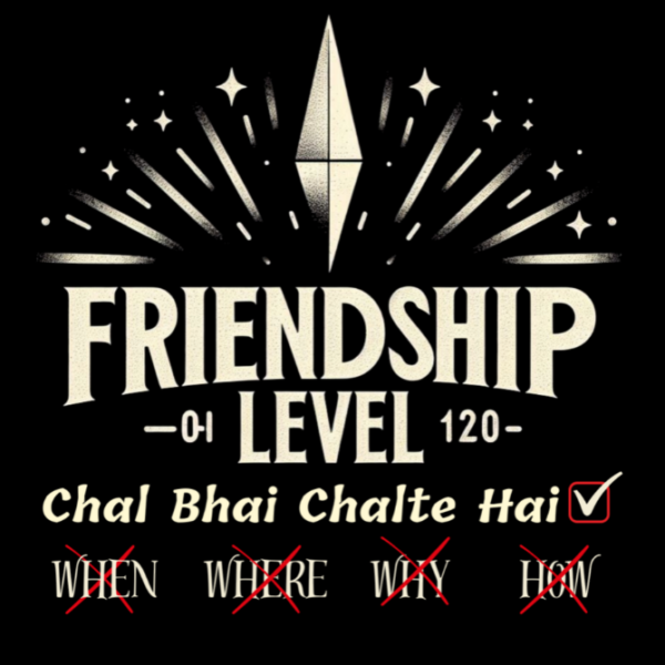 Chal bhai chalte hai UNISEX Oversized Tshirt