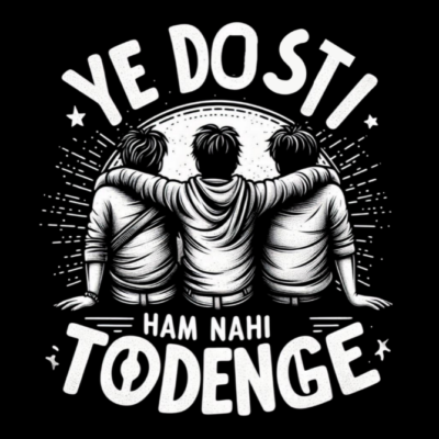 Ye dosti hum nahi todenge UNISEX Oversize Tshirt