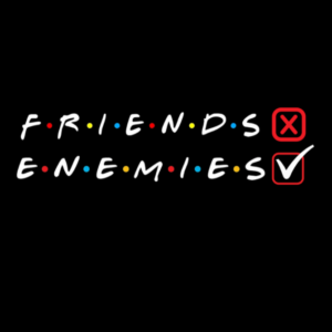 Enemies funny UNISEX Oversize Tshirt