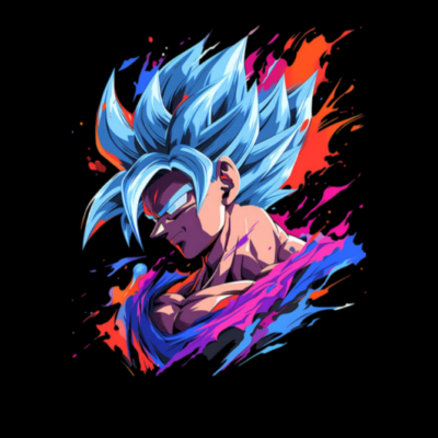 Colourful Goku STANDARD Tshirt for MEN