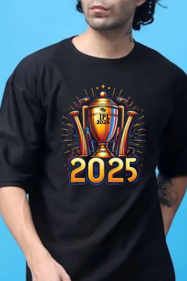 IPL 2025 Oversized Unisex Tshirt - Image 2
