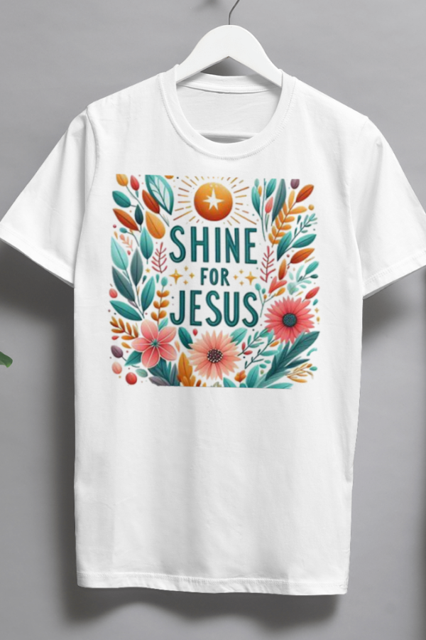 Shine for Jesus Tshirt for MEN - Image 2