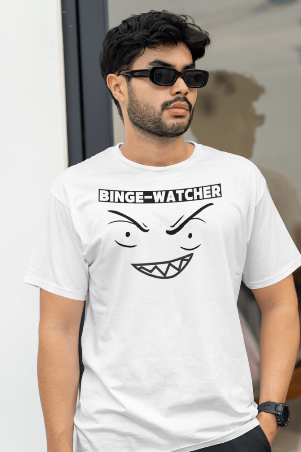 Binge Watcher Tshirt for MEN - Image 2