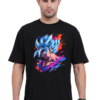 Colourful Goku UNISEX Oversize Tshirt - Image 3