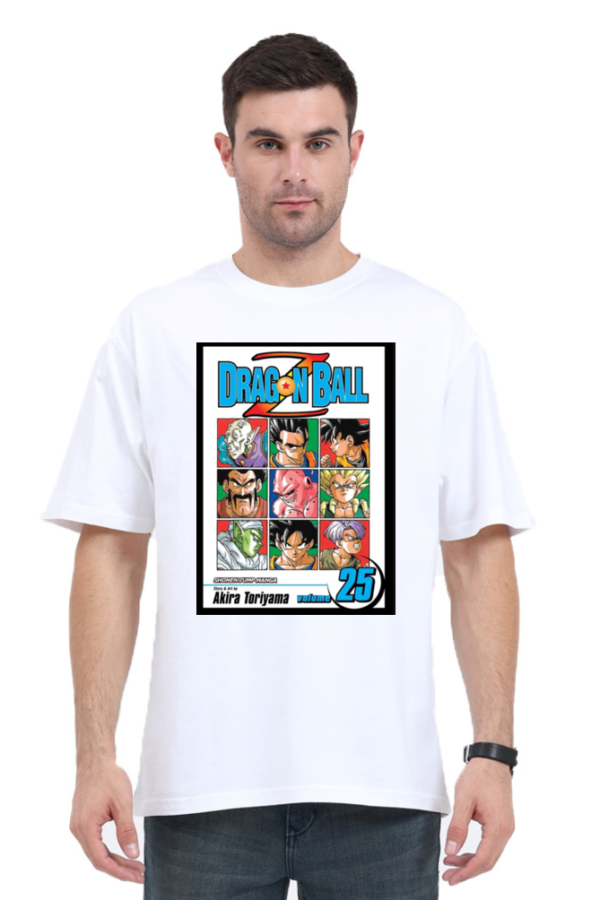 DBZ volume 25 Unisex Oversize Tshirt - Image 3
