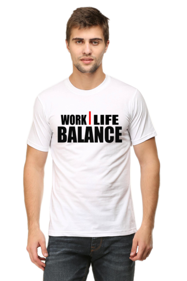 Work life Separate My life STANDARD Tshirt for MEN - Image 4