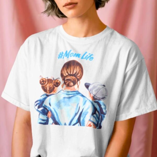MOM LIFE classic Tshirt for WOMAN - Image 4