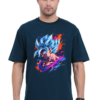 Colourful Goku UNISEX Oversize Tshirt - Image 2