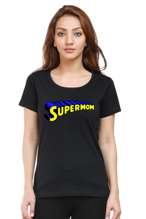 SUPER MOM standard Tshirt for WOMAN - Image 4