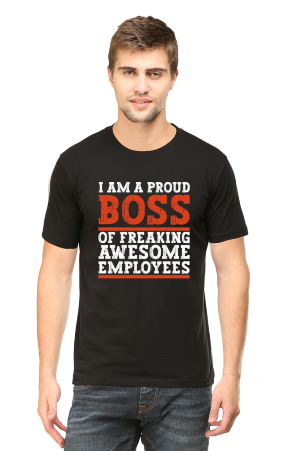 Proud Boss Of Awesome Employees standard Tshirt for MEN - Image 4