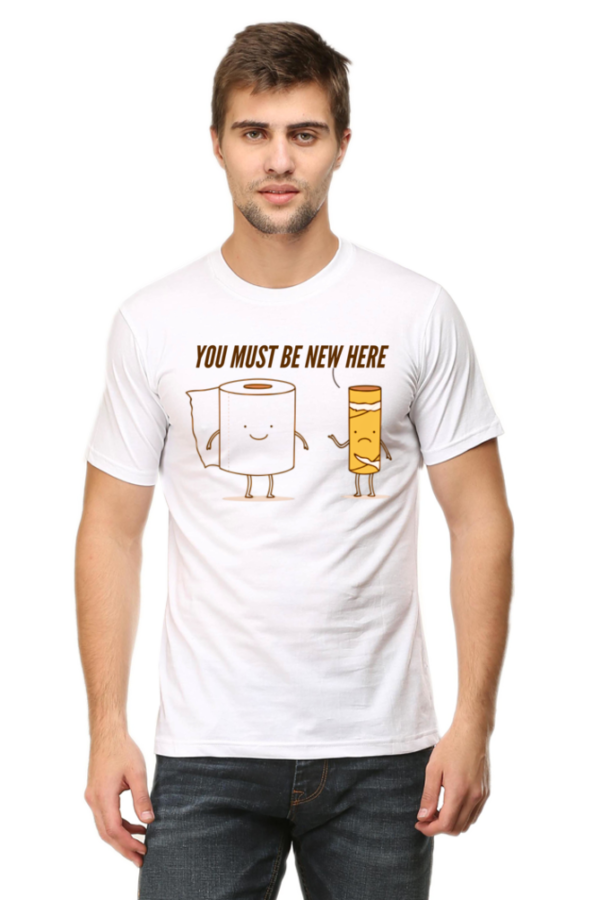 You must be new here Standard Tshirt for MEN - Image 5