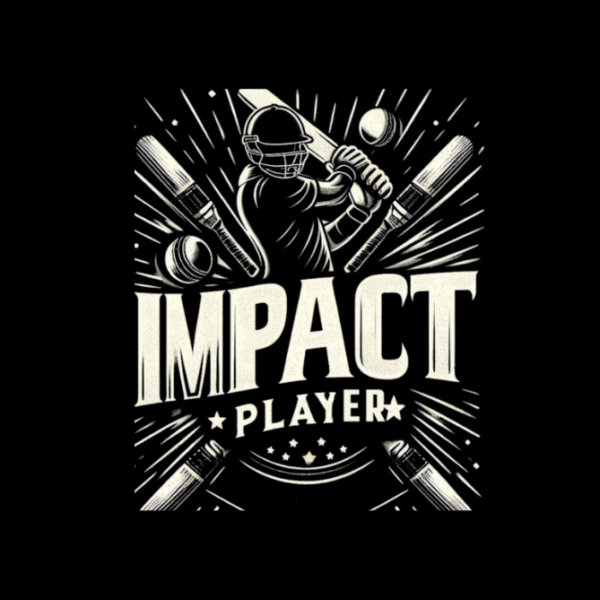 Im an Impact Player standard black Tshirt for MEN