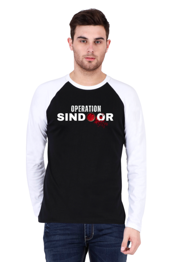Operation Sindoor Raglan T-Shirt For MEN - Image 2