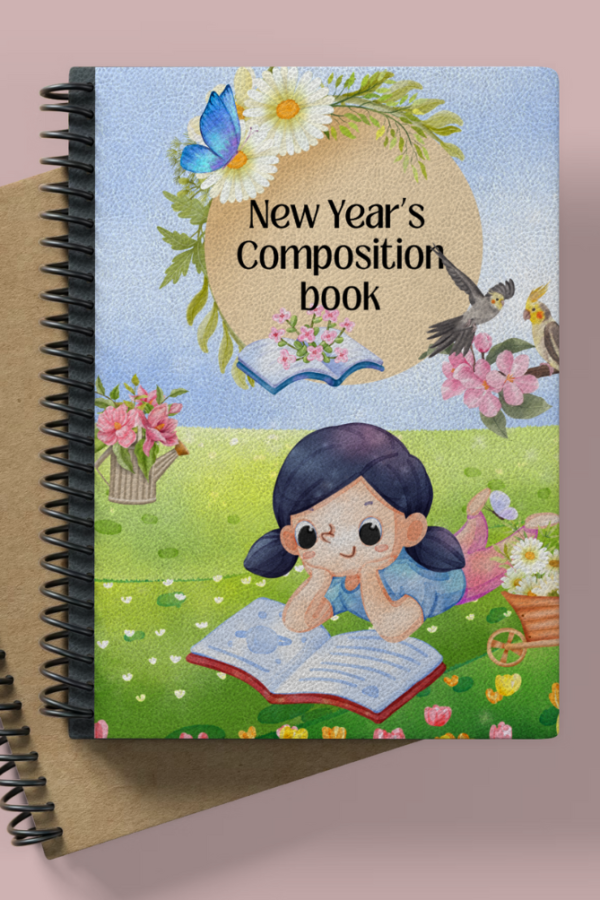New Years Composition book for kids