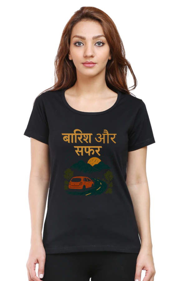 Baarish aur Safar Tshirt for WOMAN - Image 5