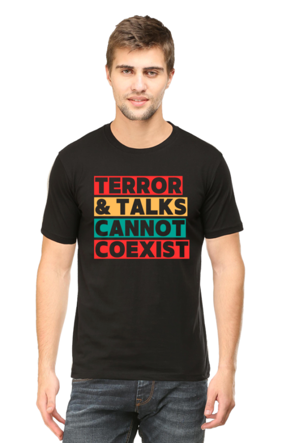 Terror and talks cannot go together Tshirt for MEN - Image 5