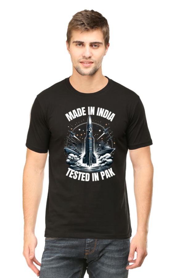 Made In India Tested In PAK Tshirt for MEN - Image 4