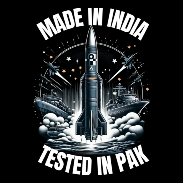 Made In India Tested In PAK Tshirt for MEN