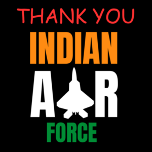 Thank you Indian Air Force Tshirt for MEN