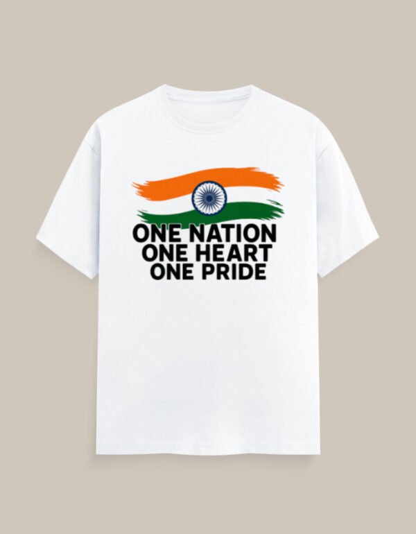 One Nation One Heart One Pride Tshirt For MEN - Image 3