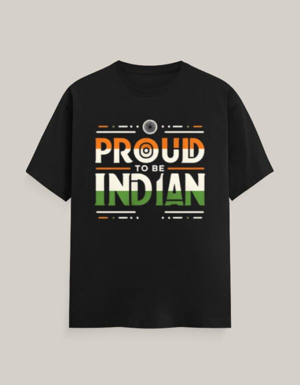 Proud To Be Indian Tshirt For Men - Image 3