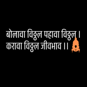 Bolava Vithal Pahava Vithal Tshirt for men
