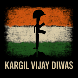 Kargil Vijay Diwas Nations Pride T-Shirt for MEN