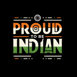 proud to be indian tshirt for men