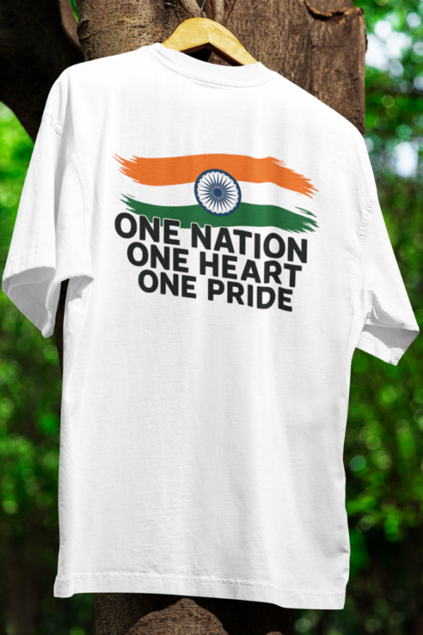 One Nation One Heart One Pride Tshirt For MEN - Image 2